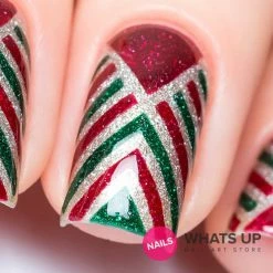 Dollar Store Whats Up Nails / Art Deco Stencils