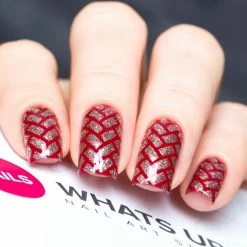 Whats Up Nails / Herringbone Stencils