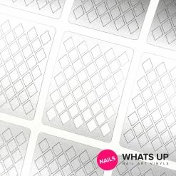 Dollar Store Whats Up Nails / Diamond Pattern Stencils