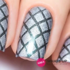 Dollar Store Whats Up Nails / Diamond Pattern Stencils