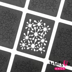 Whats Up Nails / Splatter Stickers & Stencils