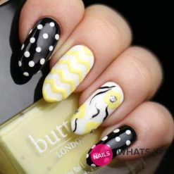 Dollar Store Whats Up Nails / Regular Zig Zag Tape