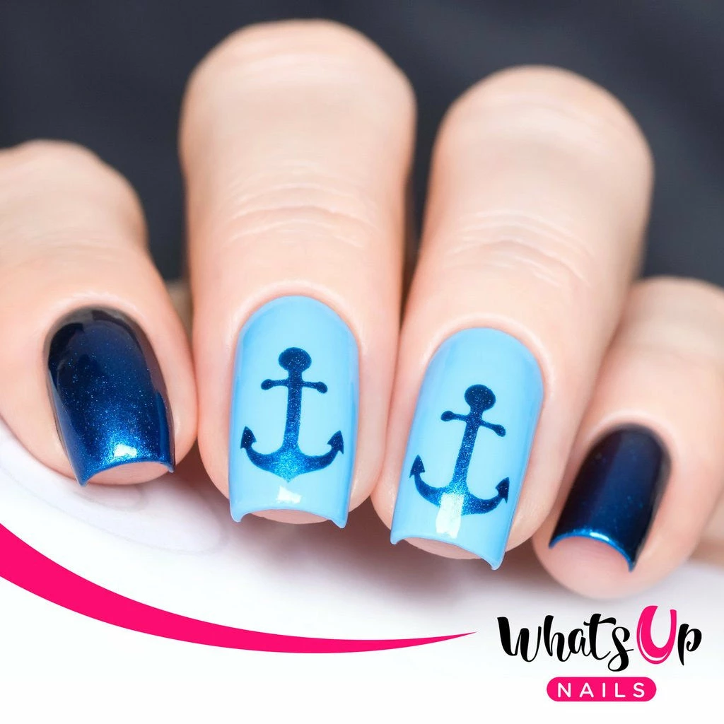 Summer Nails Whats Up Nails / Anchor Stickers & Stencils 2 Summer Nails Whats Up Nails / Anchor Stickers & Stencils
