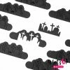 Whats Up Nails / Graveyard Stencils Stickers