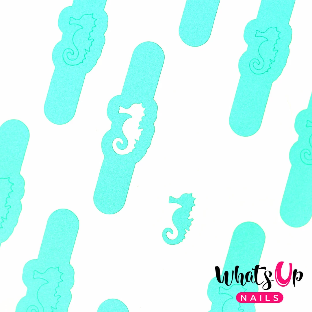 Whats Up Nails / Seahorse Stickers & Stencils 1 Whats Up Nails / Seahorse Stickers & Stencils