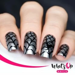 Stickers Whats Up Nails / Spider Web Stencils