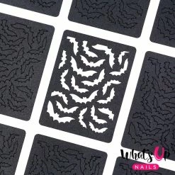 Whats Up Nails / Bats Stickers & Stencils