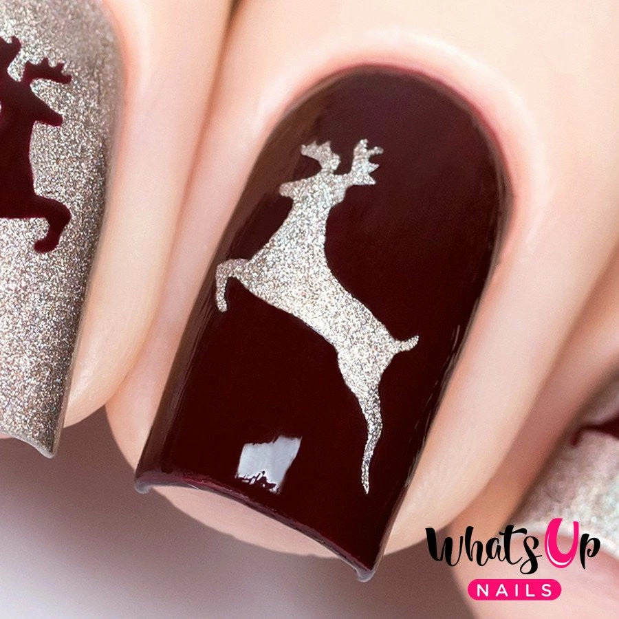 Whats Up Nails / Deer Stickers & Stencils 3 Whats Up Nails / Deer Stickers & Stencils