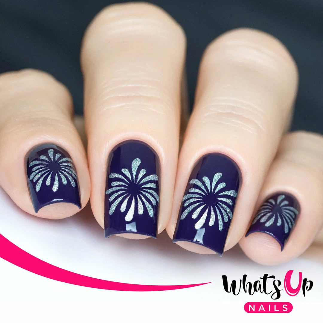 Summer Nails Whats Up Nails / Firework Stickers & Stencils 2 Summer Nails Whats Up Nails / Firework Stickers & Stencils
