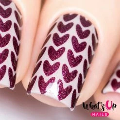 Whats Up Nails / Knitting Stitches Stencils