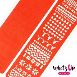 Whats Up Nails / Knit Your Own Sweater Tape & Stencils Stickers