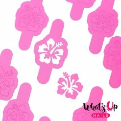 Summer Nails Whats Up Nails / Hibiscus Stencils