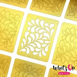 Whats Up Nails / Floral Splash Stencils