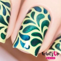 Whats Up Nails / Floral Splash Stencils