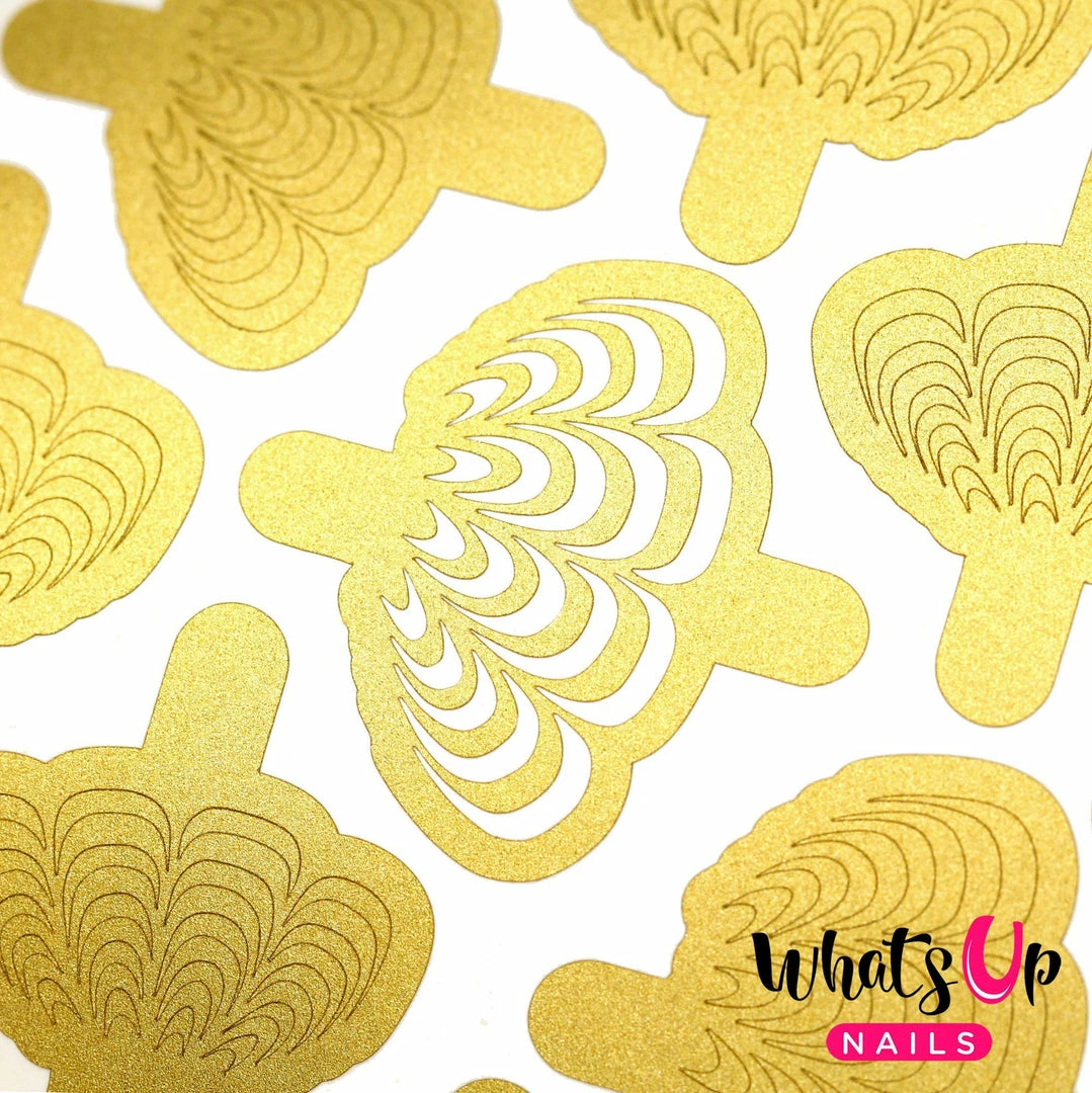 Whats Up Nails / Water Marble Stencils 1 Whats Up Nails / Water Marble Stencils