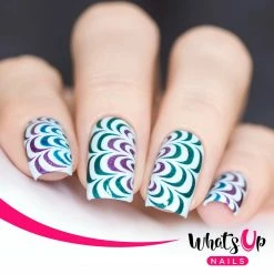 Whats Up Nails / Water Marble Stencils
