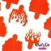 Stickers Whats Up Nails / Fire Stencils