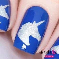 Whats Up Nails / Unicorn Head Stencils Dollar Store