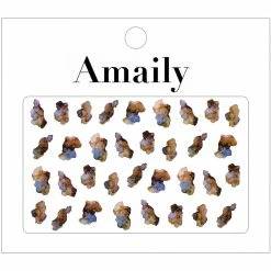 Nail Partner Amaily Japanese Nail Art Sticker / Ink Art / Dark