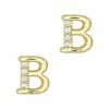 Daily Charme B / Zircon Charm / Gold