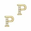 Daily Charme Charms P / Zircon Charm / Gold