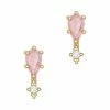 Daily Charme Dainty Tear Drop / Zircon Charm / Pink New Arrivals