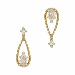 Daily Charme Large Tear Drop / Zircon Charm / Clear New Arrivals