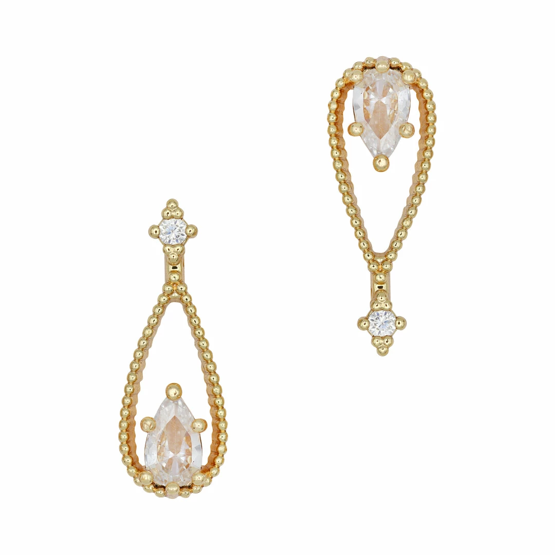 Daily Charme Large Tear Drop / Zircon Charm / Clear New Arrivals 1 Daily Charme Large Tear Drop / Zircon Charm / Clear New Arrivals