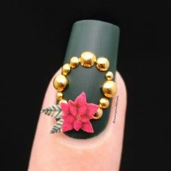 1688 - ShuYing Circle Dome Studs Mix / Gold