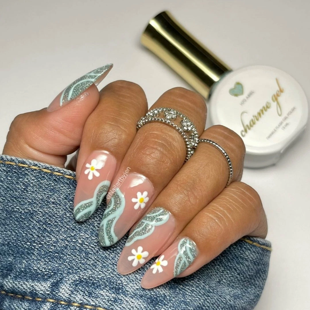 Charme Gel / Holographic Twinkle H70 Ariel Gel Polish 4 Charme Gel / Holographic Twinkle H70 Ariel Gel Polish