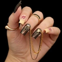 Daily Charme Dollar Store Skeleton Hand / Gold