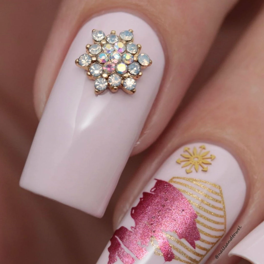 Daily Charme Crystal Snowflake / Gold 3 Daily Charme Crystal Snowflake / Gold