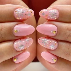 1688 - MeiCaiLin Holiday Snowflake Nail Art Sticker / Holographic