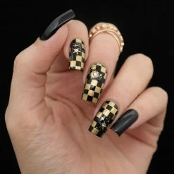 Whats Up Nails / Go For Gild Stamping Polish