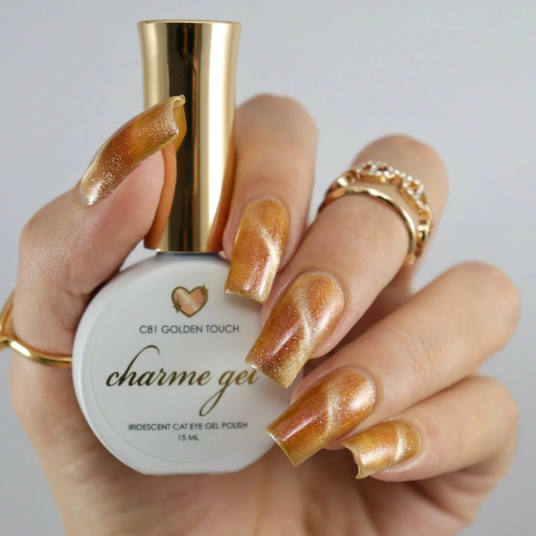 Charme Gel / Cat Eye C81 Golden Touch New Arrivals 3 Charme Gel / Cat Eye C81 Golden Touch New Arrivals